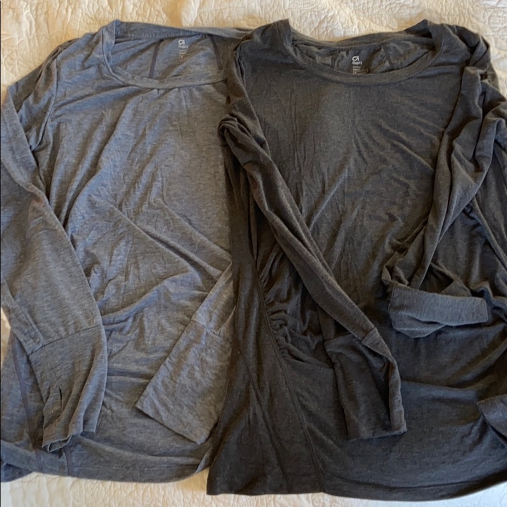 Lot of 2, gap fit maternity long sleeve tops